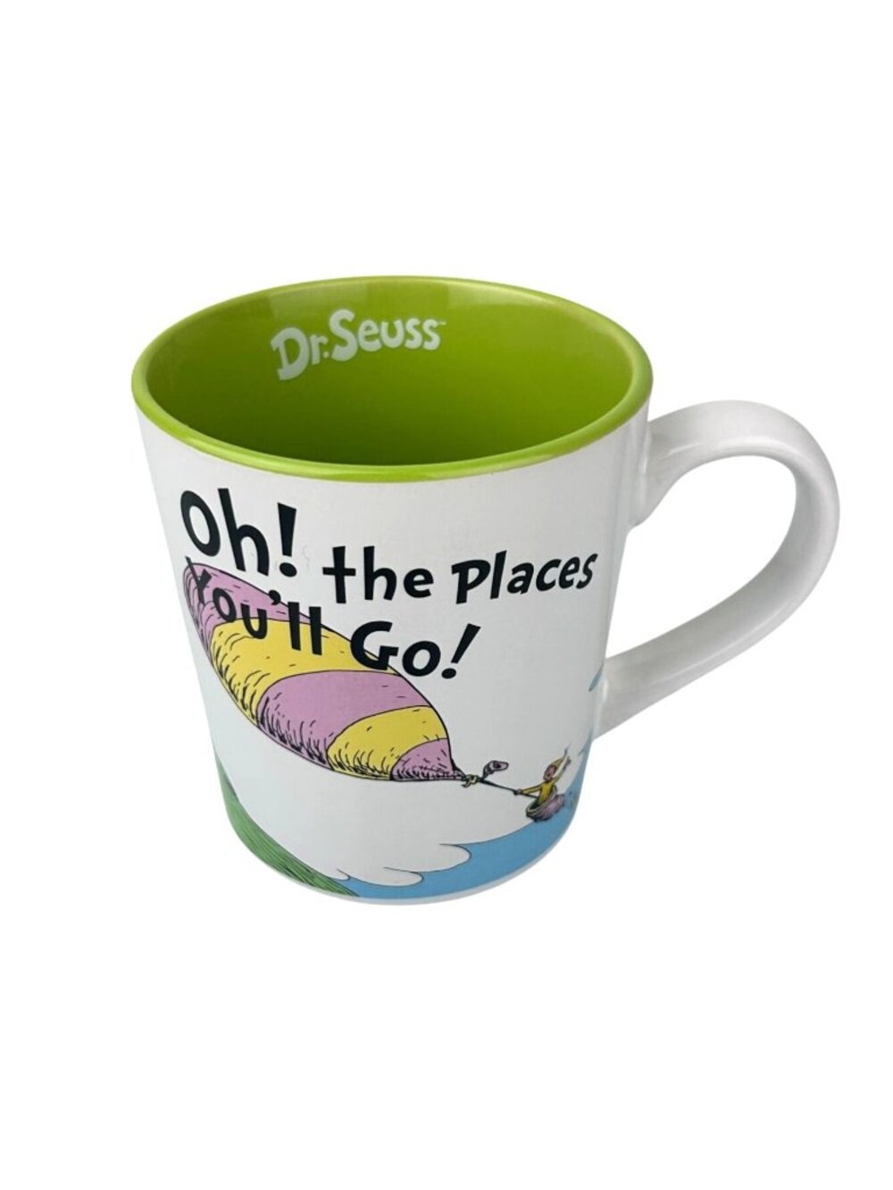 Dr. Seuss Oh The Places You'll Go 12 oz Zrike Ceramic Coffee Mug Color Gift New